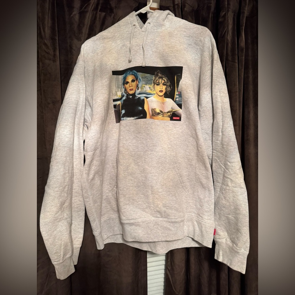 Supreme Nan Goldin Misty and Jimmy Paulette Hooded Sweatshirt